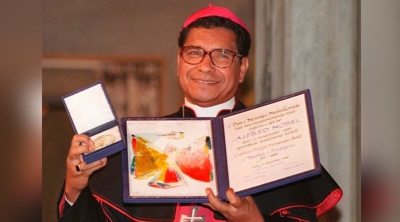 Vatican sanctioned Nobel Peace Prize laureate bishop। Sangbad Pratidin