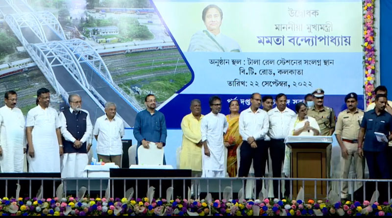 Mamata Banerjee inaugurates Tala Bridge, will buy land from rail for homeless people | Sangbad Pratidin