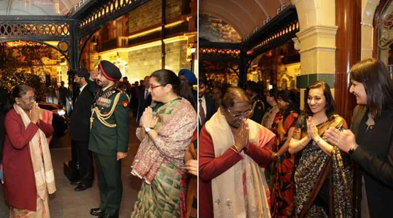 সোমবার ব্রিটেনের রানির শেষকৃত্য, যোগ দিতে লন্ডনে পৌঁছলেন ভারতের রাষ্ট্রপতি