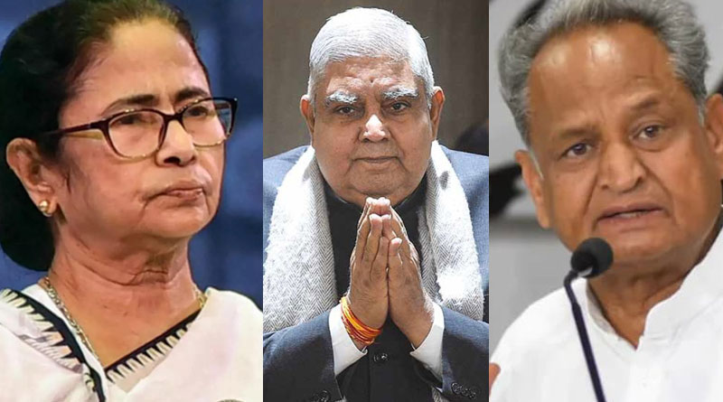 'Have you casted spell on Mamata Banerjee', Ashok Gehlot asks VP Jagdeep Dhankhar | Sangbad Pratidin