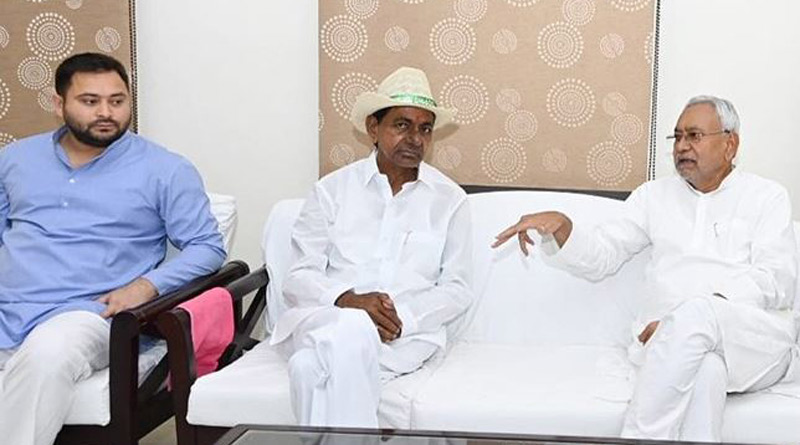 KCR met with Nitish-Tejashwi। Sangbad Pratidin