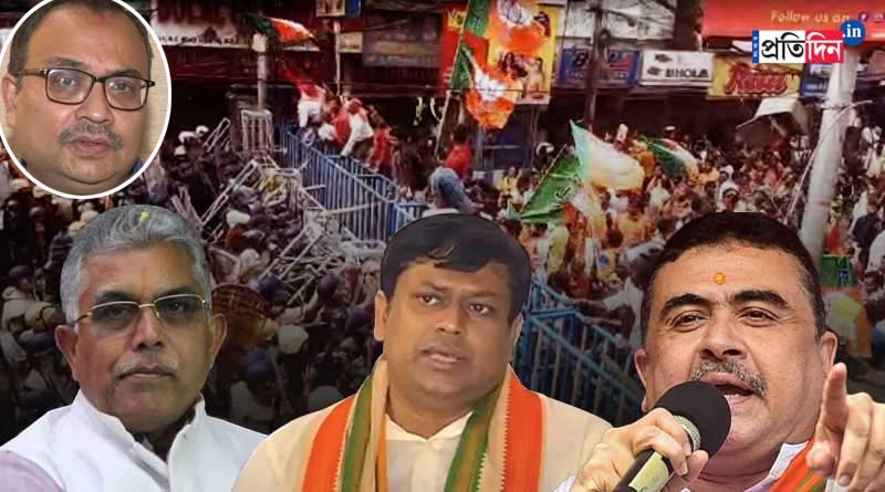 Kunal Ghosh prefers Dilip Ghosh than Sukanta Majumder and Suvendu Adhikari in Bengal BJP | Sangbad Pratidin