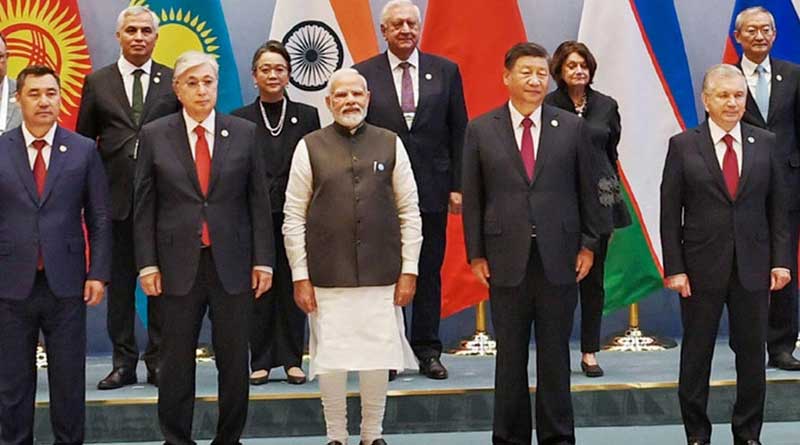 No handshake, no smiles: PM Modi, Chinese President Xi Jinping share stage at SCO summit | Sangbad Pratidin