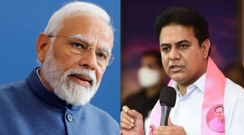 'Mahatma Gandhi will be replaced by PM Modi on currency notes soon', KTR's jibe at PM Modi। Sangbad Pratidin