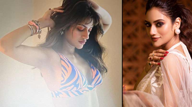 পুজোর আগে ডায়েটকে ‘গুডবাই’, বিকিনি লুকে নেটদুনিয়ায় আগুন ঝরালেন নুসরত