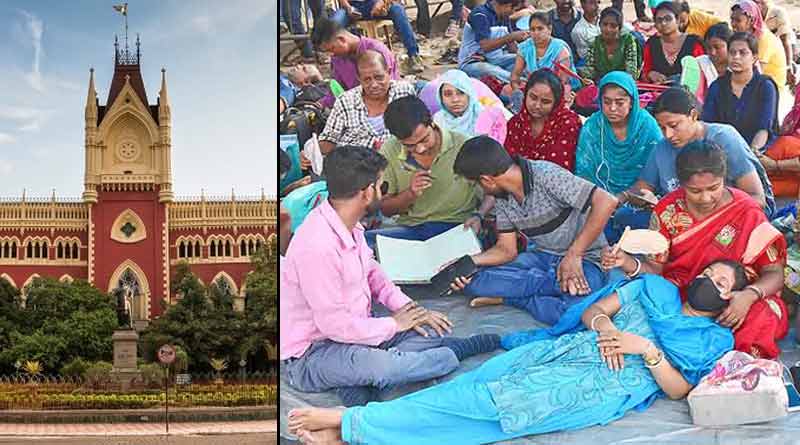 পুলিশের আপত্তি খারিজ, পুজোয় চাকরিপ্রার্থীদের শান্তিপূর্ণ অবস্থানে অনুমতি হাই কোর্টের
