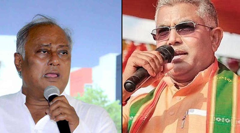 BJP MP Dilip Ghosh threatened TMC leader Saugata Roy in strong language | Sangbad Pratidin