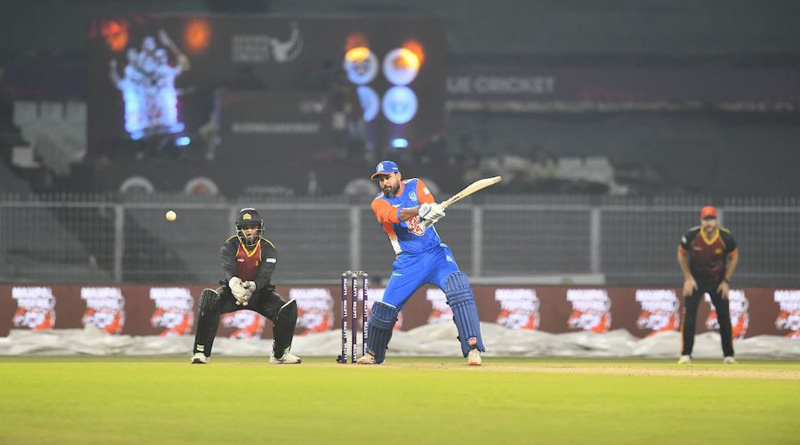 India Maharajas win easily against World Giants in Legends League Cricket | Sangbad Pratidin