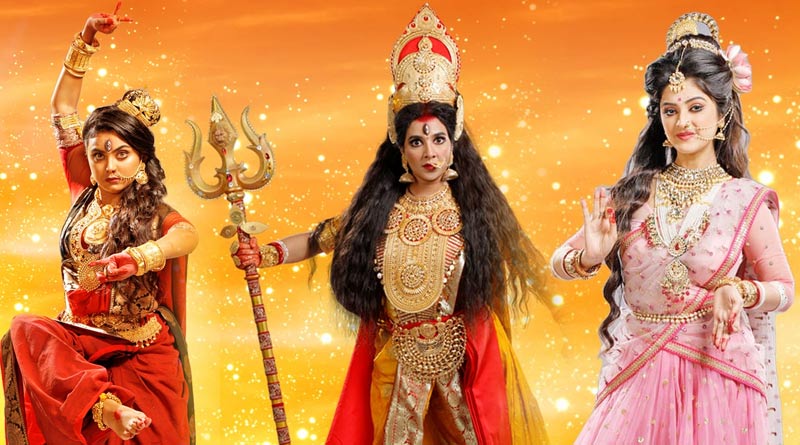 ‘মহিষাসুরমর্দিনী’ শুভশ্রীর সঙ্গী ছোটপর্দার নায়িকারা, কে কোন দেবীর ভূমিকায়? দেখুন ছবি