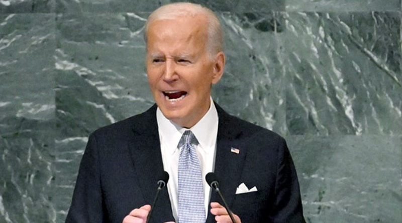 USA President Joe Biden falls down during army function, video goes viral | Sangbad Pratidin