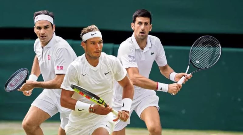 Roger Federer, Rafael Nadal and Novak Djokovic pulled tennis in a new height | Sangbad Pratidin