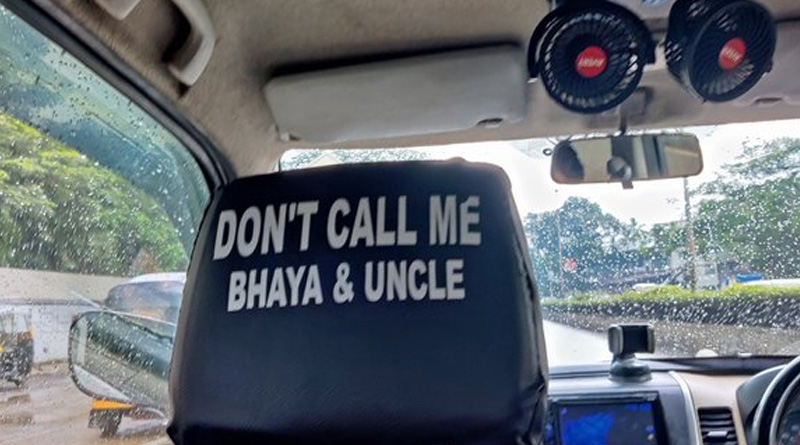 'Dont say brother or uncle', Uber driver puts up notice | Sangbad Pratidin
