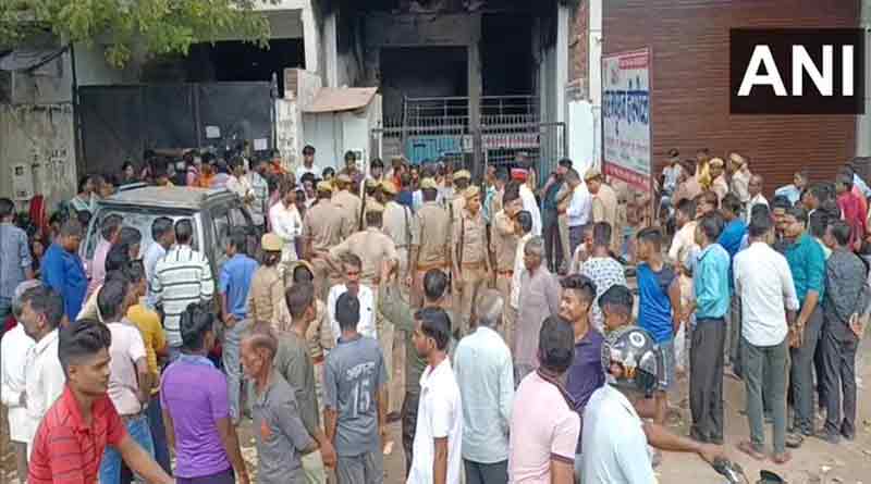 3 died after in fire at private hospital in Agra| Sangbad Pratidin