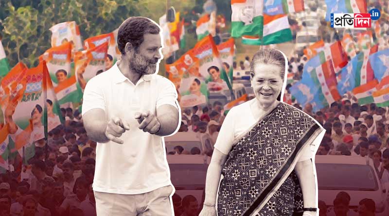 Sonia Gandhi joined Rahul Gandhi's 'Bharat Jodo Yatra' in Karnataka | Sangbad Pratidin