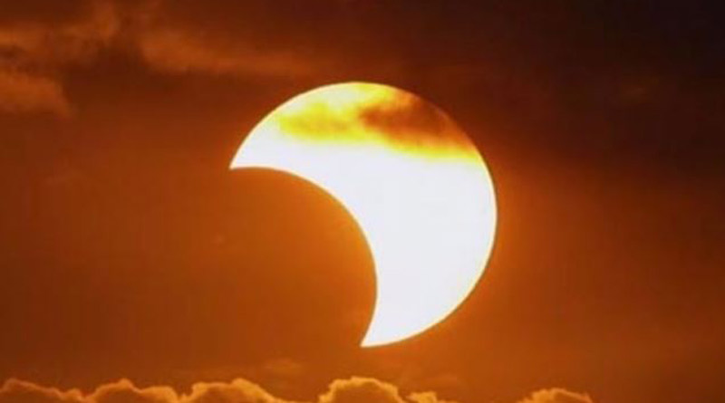 Solar Eclipse will be seen on October 25। Sangbad Pratidin