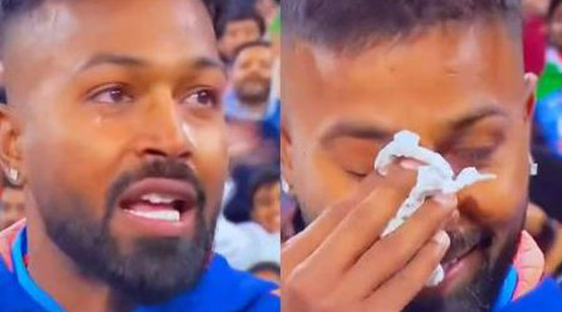 Hardik Pandya in tears while speaking about his father after Pakistan match। Sangbad Pratidin