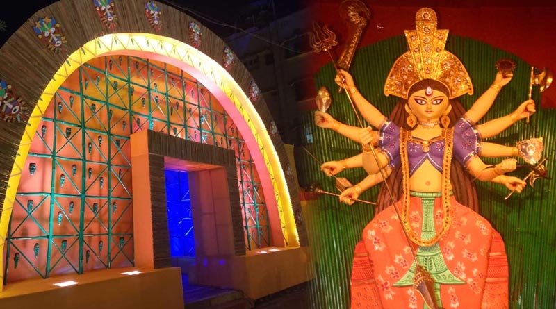 See the Durga Puja of Hazra Balak Sangha | Sangbad Pratidin