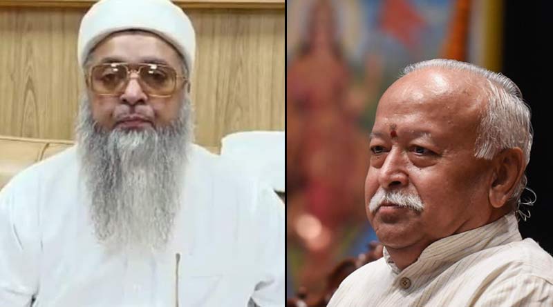 Chief of All India Imam Organisation who called Mohan Bhagwat 'Rashtra Pita' receives death threats through international calls | Sangbad Pratidin