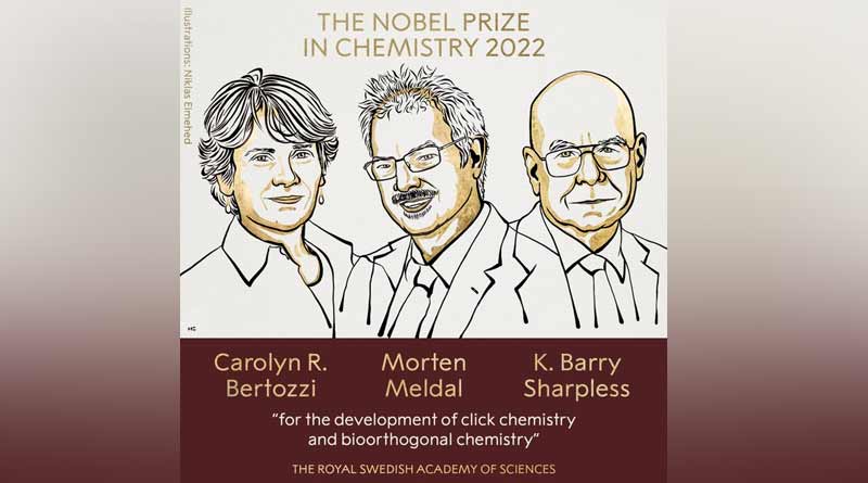 Nobel Prize in Chemistry jointly awarded to Carolyn R. Bertozzi, Morten Meldal and K. Barry Sharpless | Sangbad Pratidin