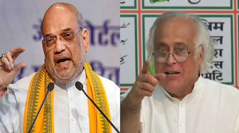 Amit Shah blames Nehru for J&K issue, Congress steps in with ‘Super-spreader of lies’। Sangbad Pratidin