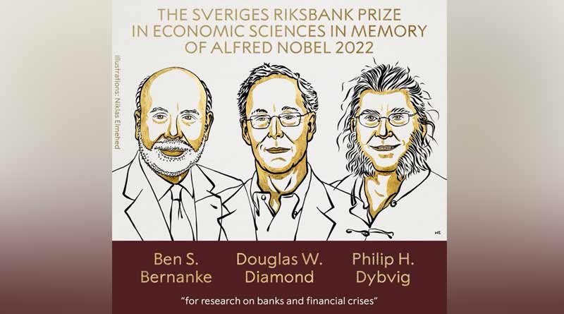 Nobel Prize in Economic Sciences jointly awarded to Ben S. Bernanke, Douglas W. Diamond and Philip H Dybvig | Sangbad Pratidin