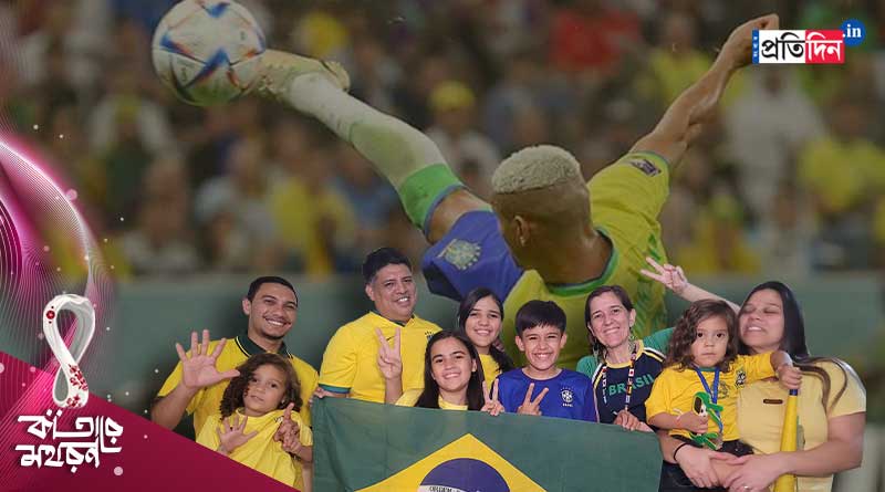 Brazilians in Kolkata celebrate FIFA World Cup victory against Serbia | Sangbad Pratidin