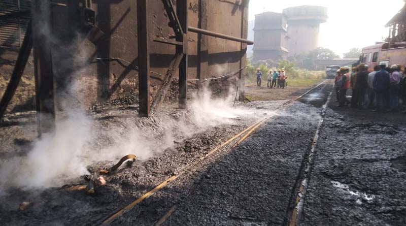Accident in Durgapur Steel Plant, one dead and three others seriously injured | Sangbad Pratidin