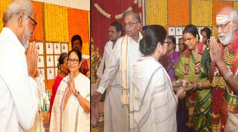উপহার বিনিময়, রজনীকান্তের সঙ্গে কথা, গণেশনের পারিবারিক অনুষ্ঠানে চেন্নাইয়ে ভিন্ন মুডে মমতা