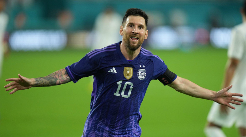 FIFA friendly: Leonel Messi Argentina beats UAE by huge margin | Sangbad Pratidin