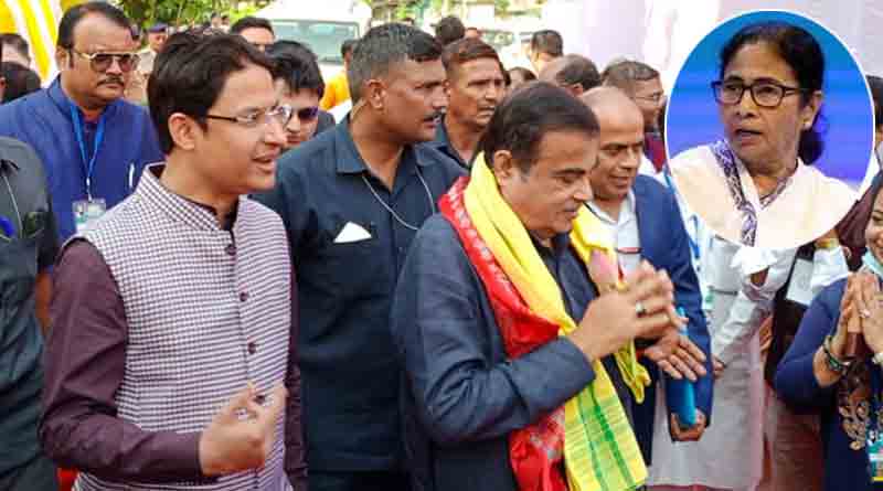 Nitin Gadkari felt unwell at Siliguri | Sangbad Pratidin
