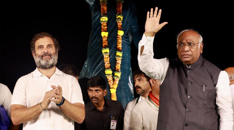 Congress will give a non-BJP government under leadership of Rahul Gandhi, says Mallikarjun Kharge | Sangbad Pratidin