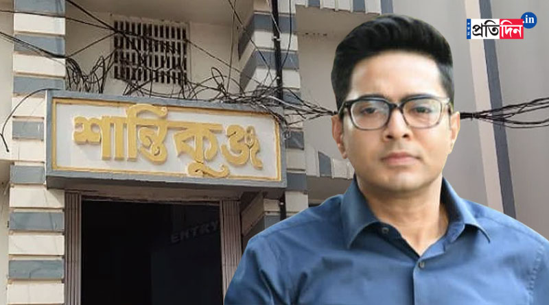 Dibyendu Adhikari invites Abhishek Banerjee at Shantikunj | Sangbad Pratidin