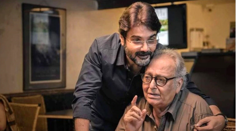 Actor Prosenjit Chatterjee pays tribute to Late legend Soumitra Chatterjee | Sangbad Pratidin