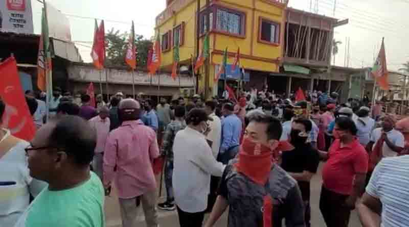 সিপিএম-বিজেপি সংঘর্ষে রণক্ষেত্র ত্রিপুরা, হতাহত বহু