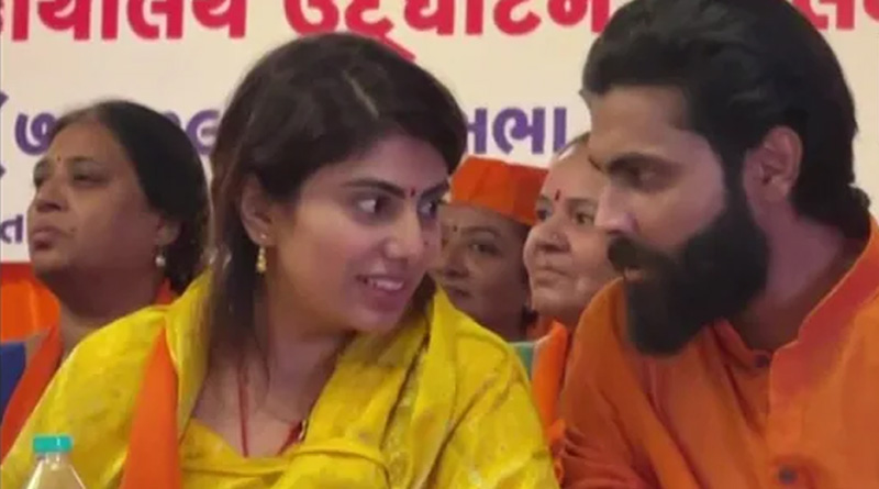 Ravindra Jadeja campaigns for BJP candidate wife, his sister lashes out | Sangbad Pratidin