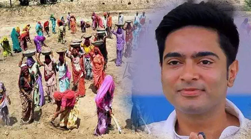 ১০০ দিনের কাজে রাজ্যের প্রাপ্য সাড়ে পাঁচ হাজার কোটি! অভিষেকের প্রশ্নের উত্তরে জানাল কেন্দ্র