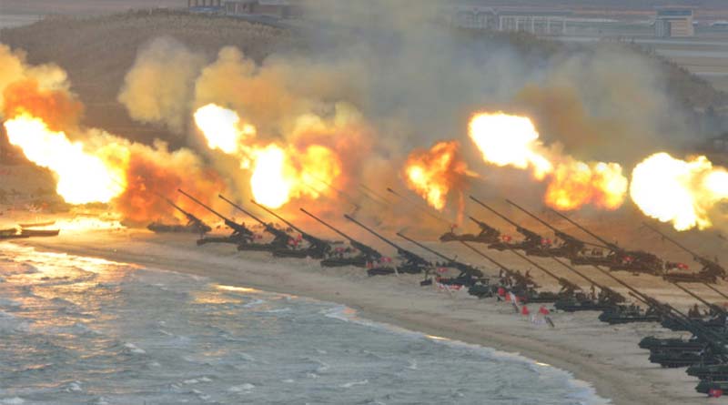 North Korea Fires Over 100 Artillery Rounds In Military Drill: South Korea | Sangbad Pratidin