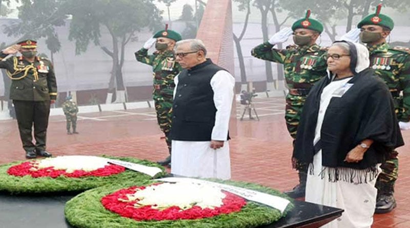 PM Sheikh Hasina pays homage to slain intellectuals | Sangbad Pratidin