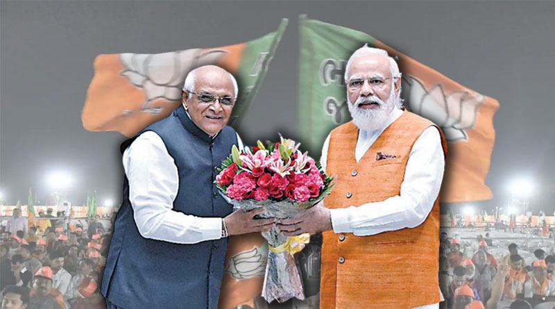 Narendra worked hard so Bhupendra could break record, Says PM On Gujarat Win | Sangbad Pratidin