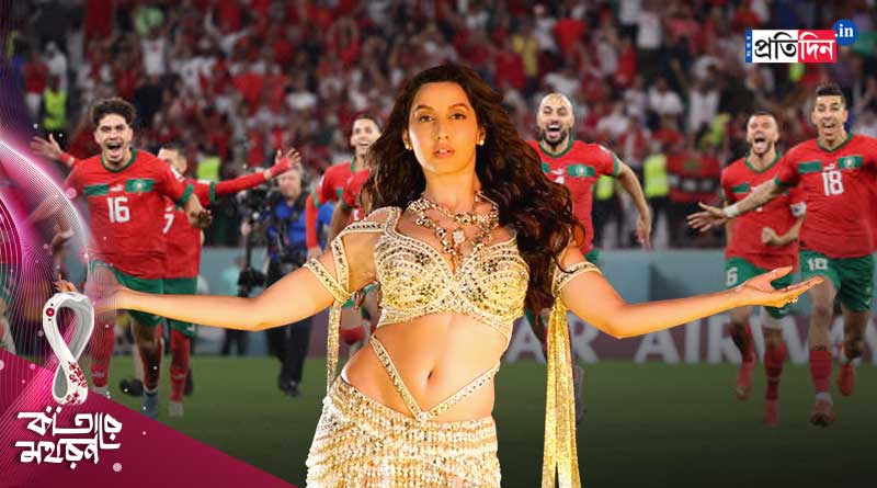 Nora Fatehi celebrated Morocco’s win against Spain in World Cup with belly dance | Sangbad Pratidin