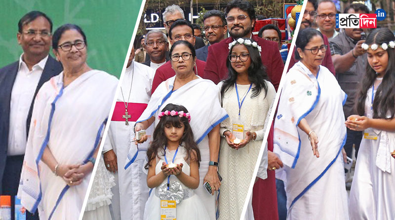 মমতার হাত ধরে বড়দিনের উৎসবের সূচনা, রঙিন আলোয় সেজে উঠেছে পার্কস্ট্রিট, দেখুন ছবি