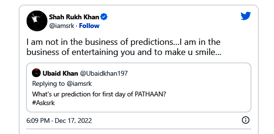 SRK-business-tweet