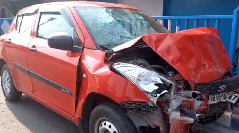 Accident in Chingrihata, 8 people injured | Sangbad Pratidin