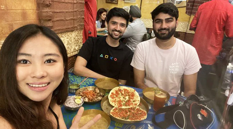 Korean YouTuber went to Lunch With 2 Gentlemen After Mumbai Incident | Sangbad Pratidin