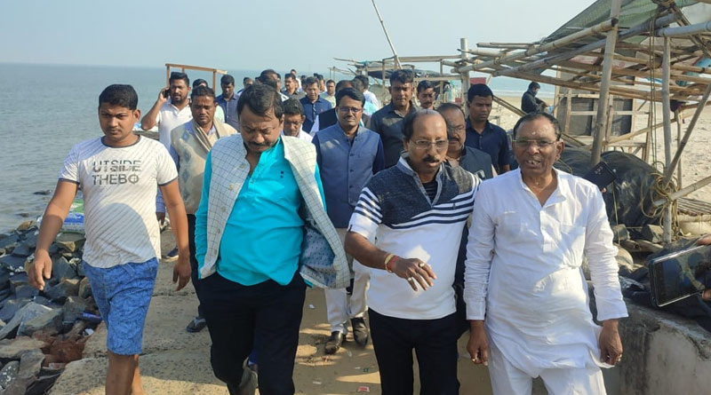 কুণালের আশ্বাসের পরই দিঘা মোহনার ভাঙন পরিদর্শনে সেচমন্ত্রী, জরুরি ভিত্তিতে শুরু হবে কাজ