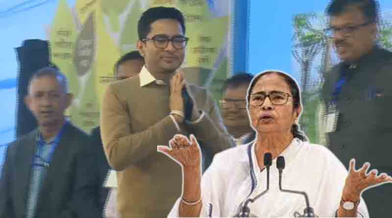 সরকারি অনুষ্ঠানের মঞ্চে থাকতে নারাজ অভিষেক, শেষে ‘অনুরোধ’ করতে হল মমতাকে