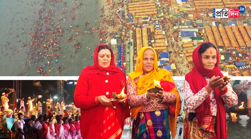 গঙ্গাসাগরে পুণ্যার্থীদের উপচে পড়া ভিড়, মহিলাদের জন্য রয়েছে বিশেষ ব্যবস্থা