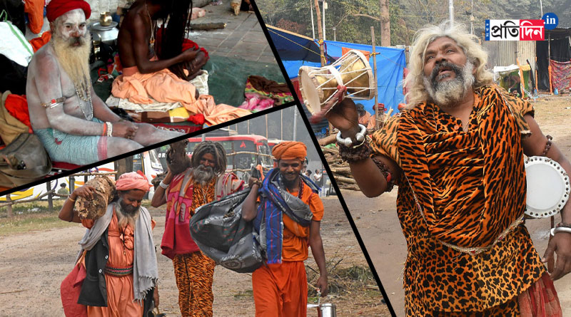 ৮ জানুয়ারি শুরু গঙ্গাসাগর মেলা, দেখুন বাবুঘাটের অস্থায়ী ক্যাম্পে সন্ন্যাসীদের নানা মুহূর্তের ছবি