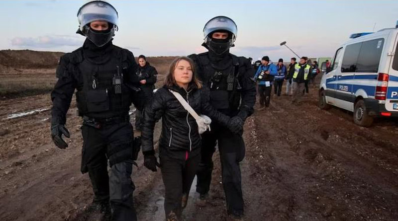 Greta Thunberg detained in Germany। Sangbad Pratidin