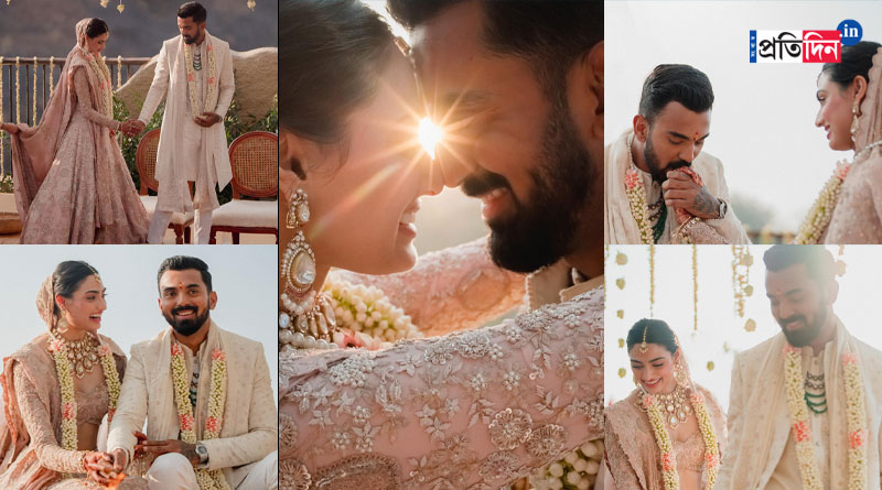 সাতপাকে বাঁধা পড়লেন রাহুল-আথিয়া, মিষ্টি বিতরণ কনের বাবা সুনীল শেট্টির, দেখুন ভিডিও
